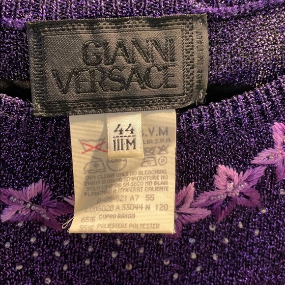 Versace top, size M (44 Italian) - Picture 2 of 5